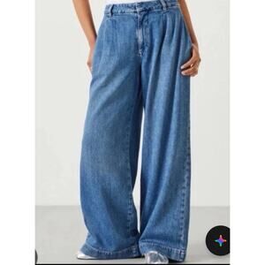 Revolve YFB Young Fabulous & Broke Wide Leg Soft Jeans L New